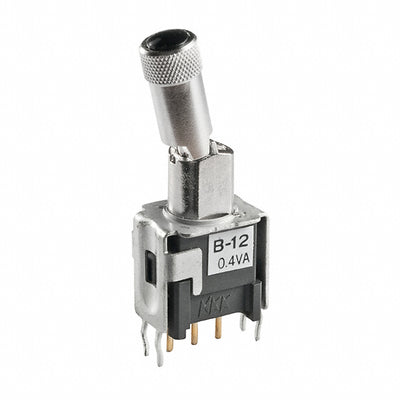 B12LB by NKK Switches - SWITCH TOGGLE SPDT 0.4VA 28V