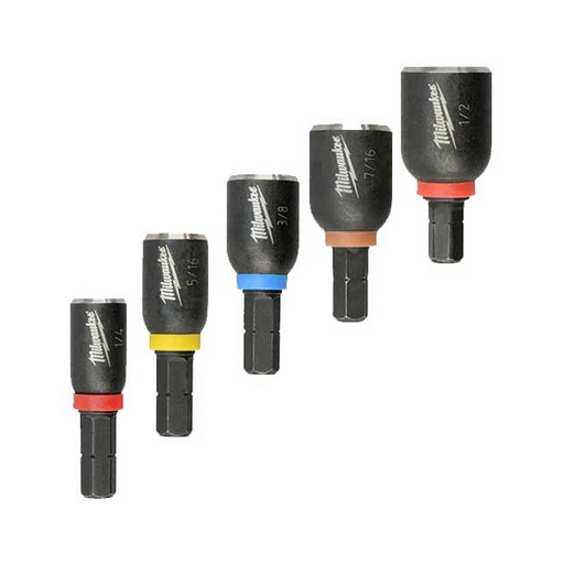 49-66-4563 by Milwaukee - SHOCKWAVE 5 PC.INSERT NUT DRIVER