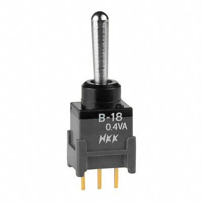B18AP by NKK Switches - SWITCH TOGGLE SPDT 0.4VA 28V