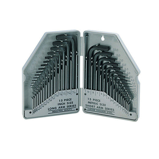 900-038 by Eclipse - HEX KEY SET, US AND METRIC