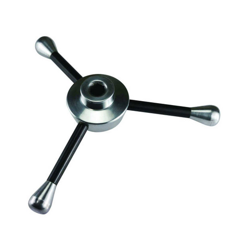 9625913 by Palmgren - 6 SPEED HANDLE, CAST IRON, SILVE