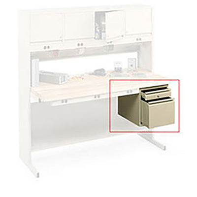 B2048083 by Edsal - TWO-DRAWER PEDESTAL FOR PREMIER