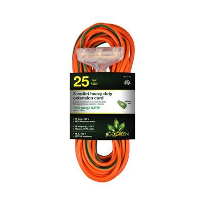 GG-15125 by GoGreen Power - CORD 14 AWG 25' ORANGE