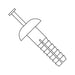 266040 by Brighton-Best - HAMMER DRIVE ANCHOR, 1/4 X 1-1/4