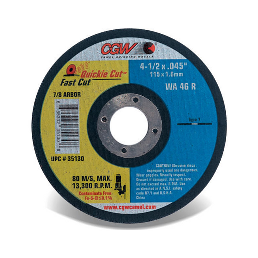 35131 by CGW Abrasives - CGW ABRASIVES FAST CUT THIN CUTT