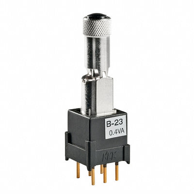 B23LP by NKK Switches - SWITCH TOGGLE DPDT 0.4VA 28V