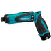 DF012DSE by Makita - 7.2V LITHIUM-ION CORDLESS 1/4"" H