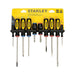 B248134 by Stanley - 10 PC. STANDARD FLUTED SCREWDRIV
