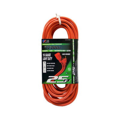 60025 by U.S. Wire & Cable - 25 FT. THREE CONDUCTOR EXTENSION
