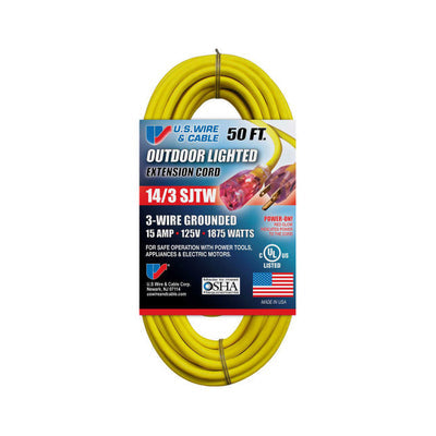 73050 by U.S. Wire - 50 FT. THREE CONDUCTOR TEMP-FLEX