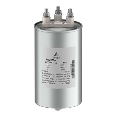 B32376A7306J080 by EPCOS - TDK Electronics - FILM CAPAC 30UF 5% 1.1KV RADIAL