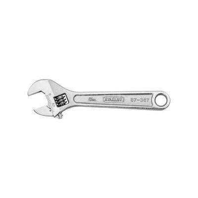 87-367 by Stanley - 6"" CHROME ADJUSTABLE WRENCH