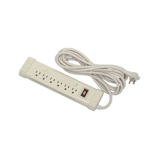 S1000-S15 by Leviton - SURGE STRIP, 6 OULET, 15-FT CORD