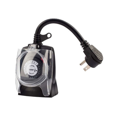 602B by Tork - 24 HOUR PLUG-IN TIMER TWO GROUND