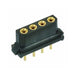 B5741-104-F-T-2 by Harwin Inc. - 4 POS. FEMALE SIL VERTICAL THROU