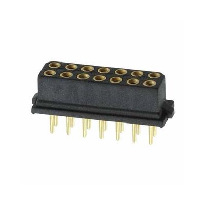 B5741-214-F-T-2 by Harwin Inc. - 7+7 POS. FEMALE DIL VERTICAL THR
