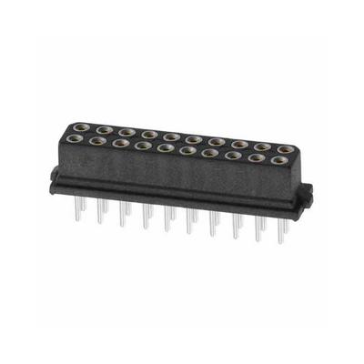 B5741-220-F-T-0 by Harwin Inc. - 10+10 POS. FEMALE DIL VERTICAL T