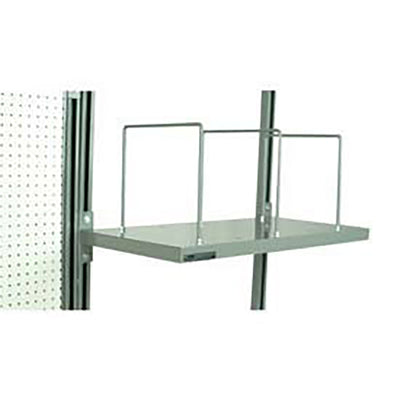 4-3VACS-DIV-GY by Stackbin - CARTON SHELF W/HOOPS, 32""W X 16