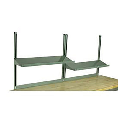 4-8BAS-BK by Stackbin - ANGLED CANTILEVERED SHELF PAIR,