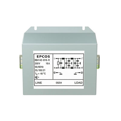 B84142B0016R000 by EPCOS - TDK Electronics - LINE FILTER 250VDC/VAC 16A CHASS