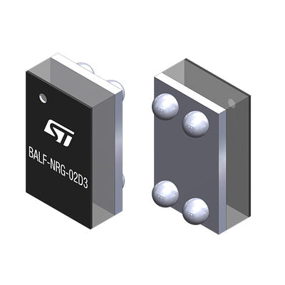BALF-NRG-02D3 by STMicroelectronics - BALUN 2.4GHZ-2.5GHZ 50/50 4UFBGA