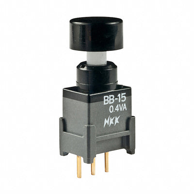 BB15AP-HA by NKK Switches - PUSH SWITCH SPDT 0.4VA 28V