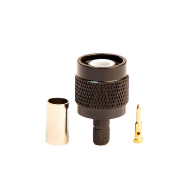 BC-101-195-BK by Big Cat Cables - TNC MALE BLACK. CRIMP CONNECTOR