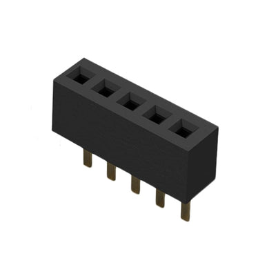 BC065-05-A-L-D by GCT - 5POS 1.0MM PITCH SOCKET, SIL, TH