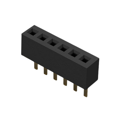 BC065-06-A-L-D by GCT - 6POS 1.0MM PITCH SOCKET, SIL, TH