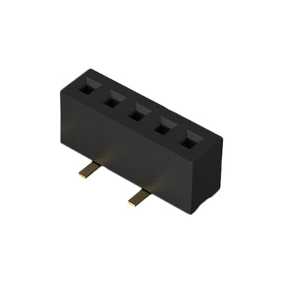 BC070-05-A-1-L-C by GCT - 5POS 1.0MM PITCH SOCKET, SIL, SM