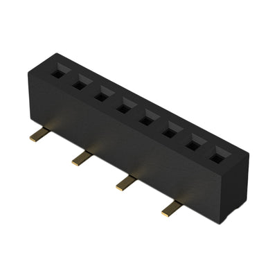 BC070-08-A-1-L-C by GCT - 8POS 1.0MM PITCH SOCKET, SIL, SM