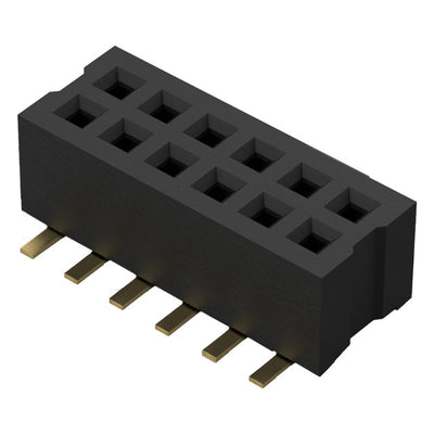 BC085-12-A-0390-L-C by GCT - 12W, 1.0MM PITCH SOCKET, DIL, SM