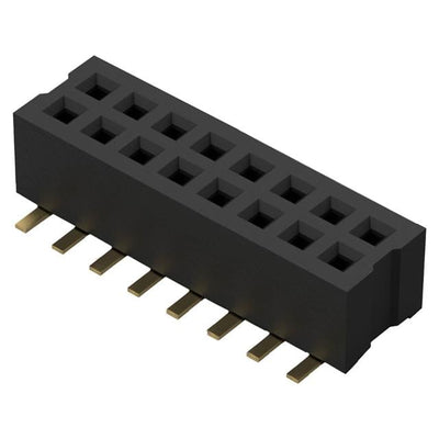 BC084-16-A-0390-L-C by GCT - CONNECTOR RECPT 16POS 0.039 GOLD SMD