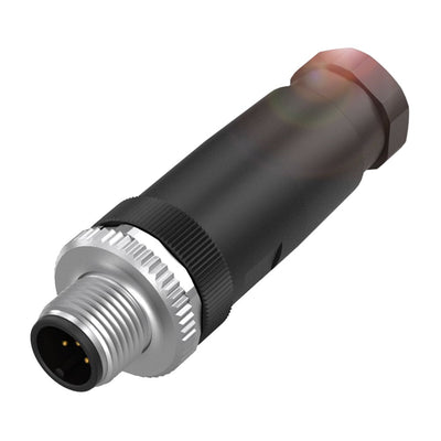 BCC06EY by Balluff - CONNECTOR RECPT MALE 5POS SCREW