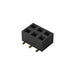 BF080-06-A-1-L-C by GCT - 6POS, 2MM PITCH SOCKET, DIL, SMT