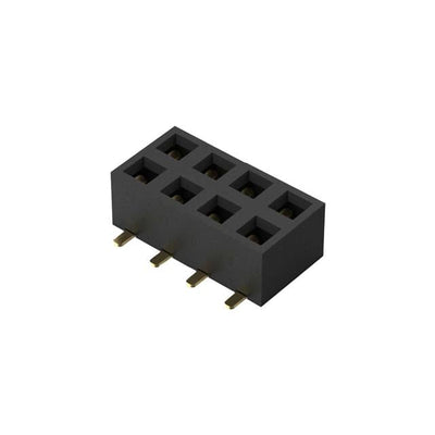BF080-08-A-0-L-C by GCT - 8POS, 2MM PITCH SOCKET, DIL, SMT