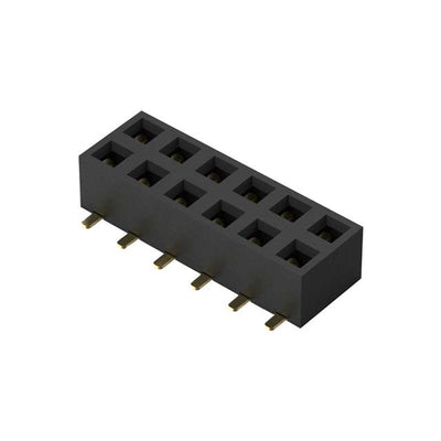 BF080-12-A-0-L-C by GCT - 12POS, 2MM PITCH SOCKET, DIL, SM