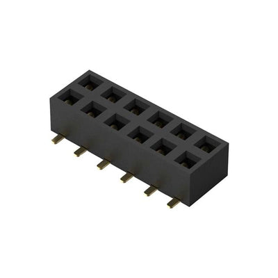 BF080-12-A-1-L-C by GCT - 12POS, 2MM PITCH SOCKET, DIL, SM