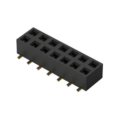 BF080-14-A-0-L-C by GCT - 14POS, 2MM PITCH SOCKET, DIL, SM