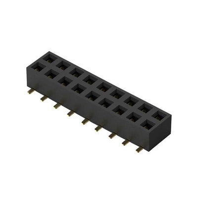 BF080-18-A-0-L-C by GCT - 18POS, 2MM PITCH SOCKET, DIL, SM