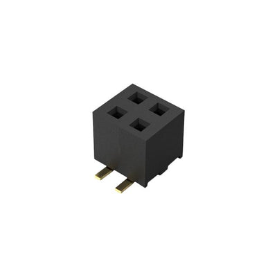 BF100-04-A-D-0-0640-L-C by GCT - 4POS, 2MM PITCH SOCKET, DIL, SMT