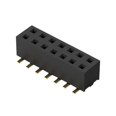 BF100-14-A-D-1-0640-L-C by GCT - 14POS, 2MM PITCH SOCKET, DIL, SM
