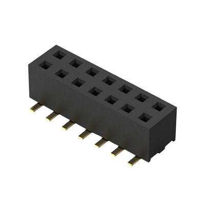 BF100-14-A-C-0-0625-L-C by GCT - 14POS, 2MM PITCH SOCKET, DIL, SM