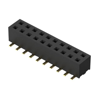 BF100-20-A-C-1-0625-L-C by GCT - 20POS, 2MM PITCH SOCKET, DIL, SM