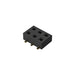 BF121-06-A-1-L-C by GCT - 6POS, 2MM PITCH SOCKET, DIL, SMT