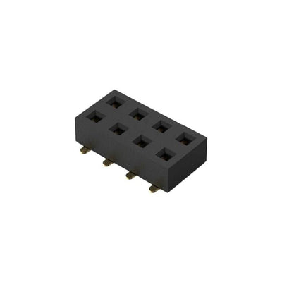 BF121-08-A-0-L-C by GCT - 8POS, 2MM PITCH SOCKET, DIL, SMT