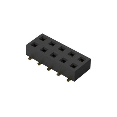 BF121-10-A-1-L-C by GCT - 10POS, 2MM PITCH SOCKET, DIL, SM