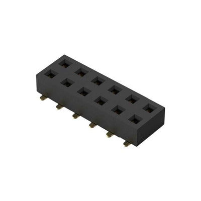 BF121-12-A-1-L-C by GCT - 12POS, 2MM PITCH SOCKET, DIL, SM