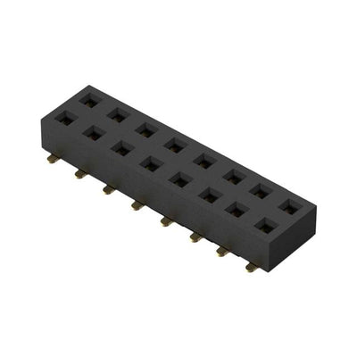 BF121-16-A-1-L-C by GCT - 16POS, 2MM PITCH SOCKET, DIL, SM