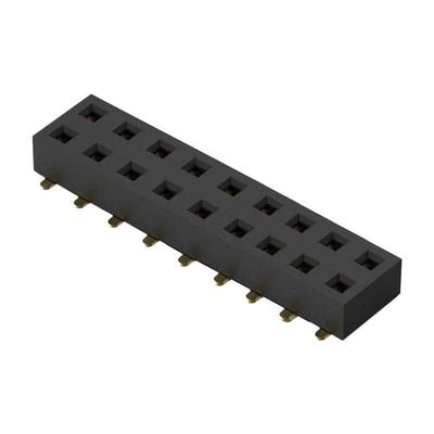 BF121-18-A-0-L-C by GCT - 18POS, 2MM PITCH SOCKET, DIL, SM